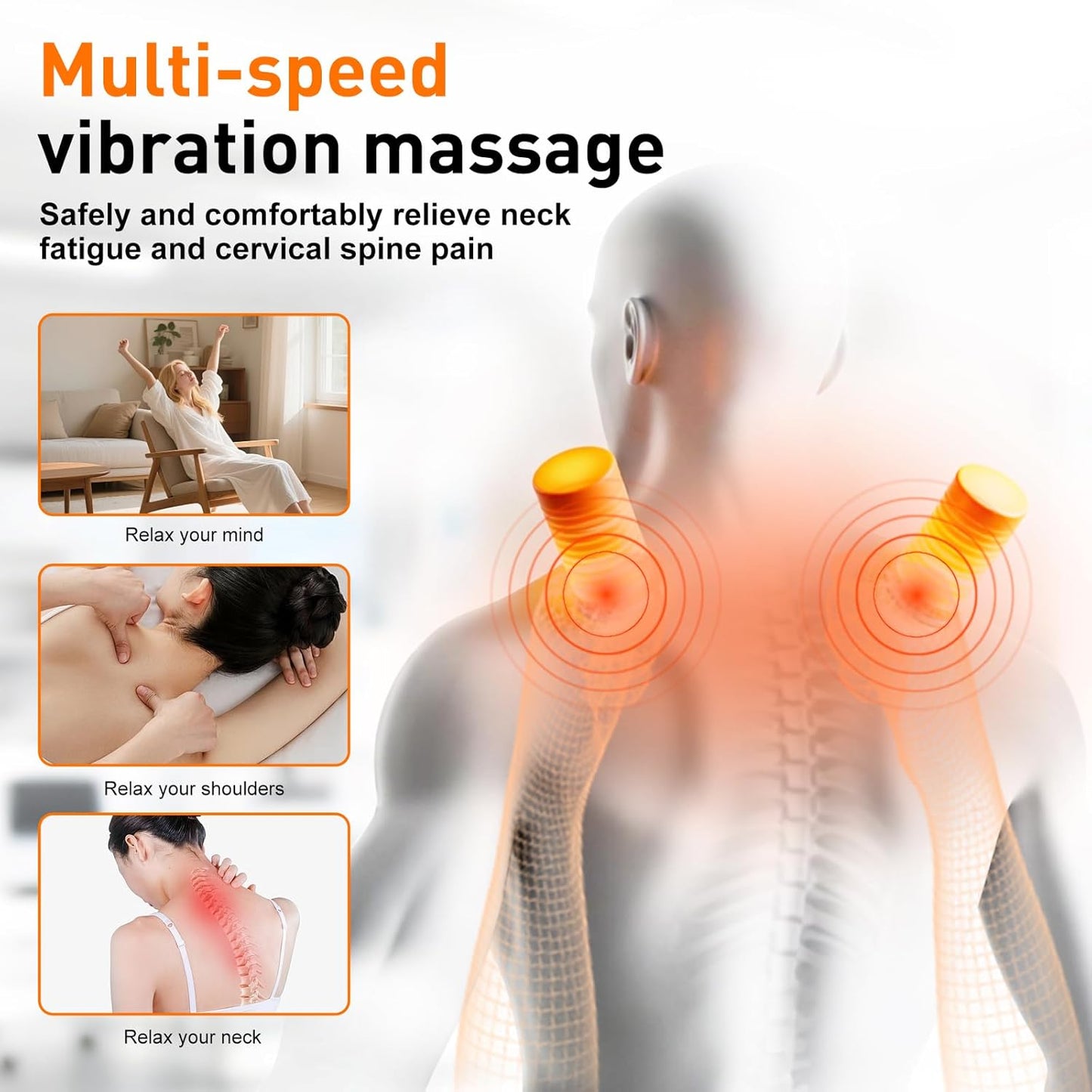 Orren TechNeck Relief 3‑in‑1 Pillow