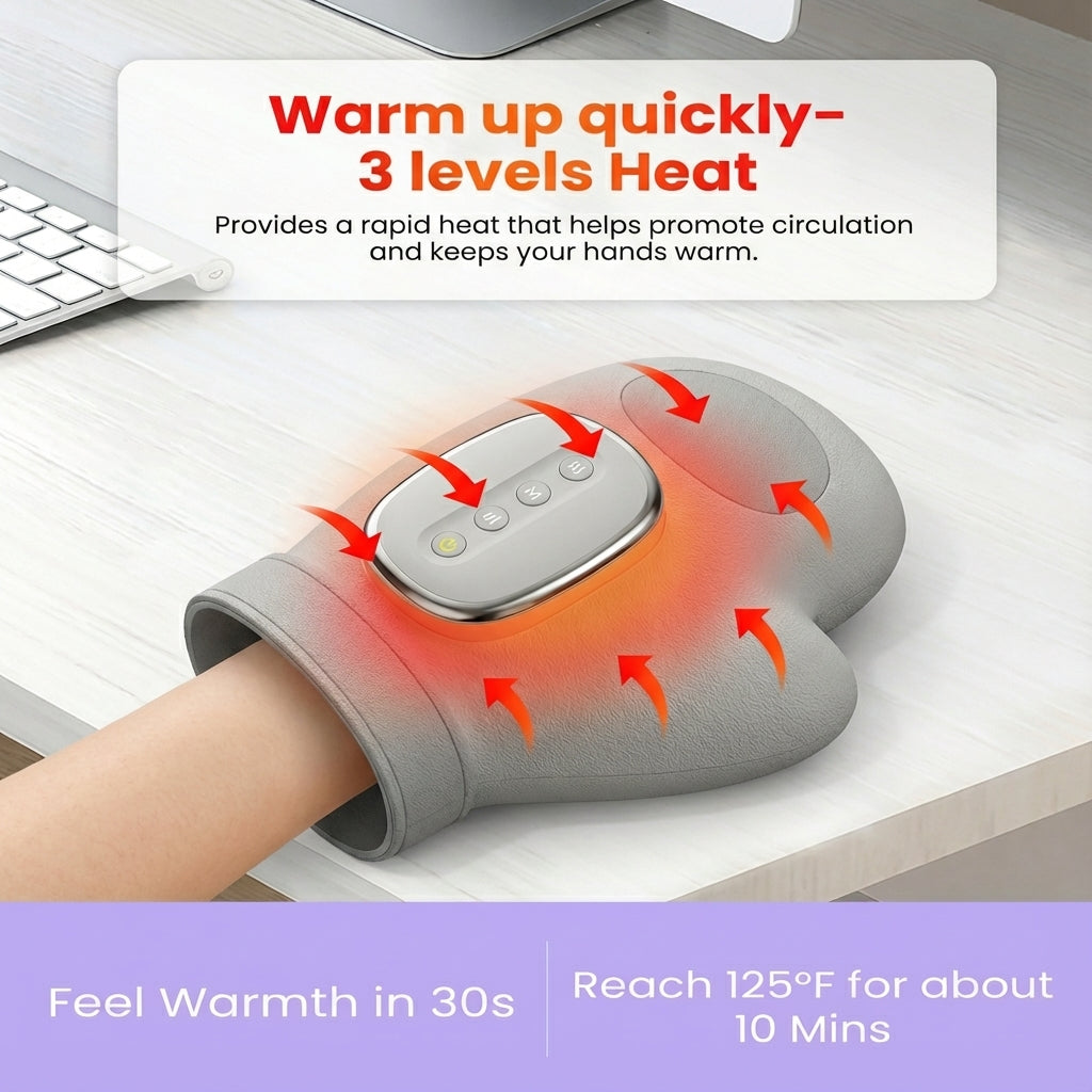 Orren™ 3-in-1 Heat & Compression Hand Massager