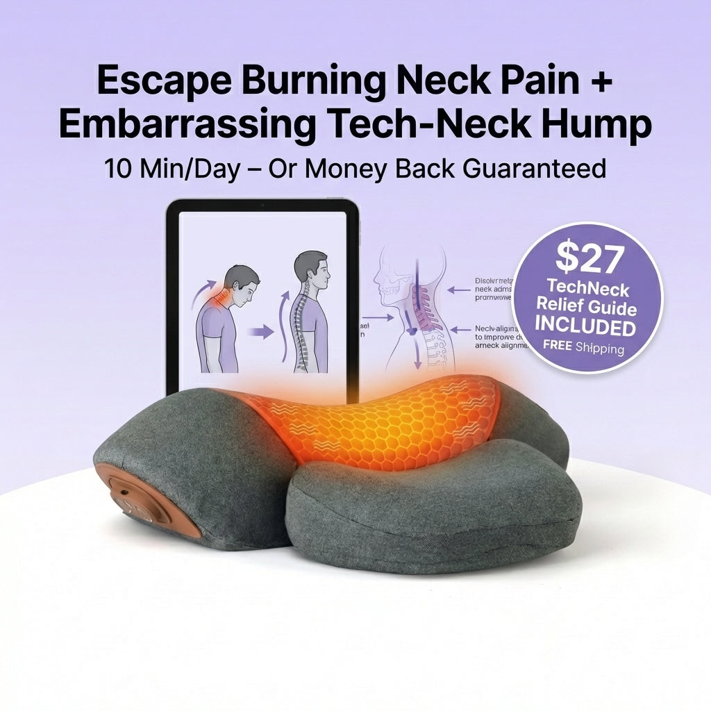 Orren TechNeck Relief 3‑in‑1 Pillow