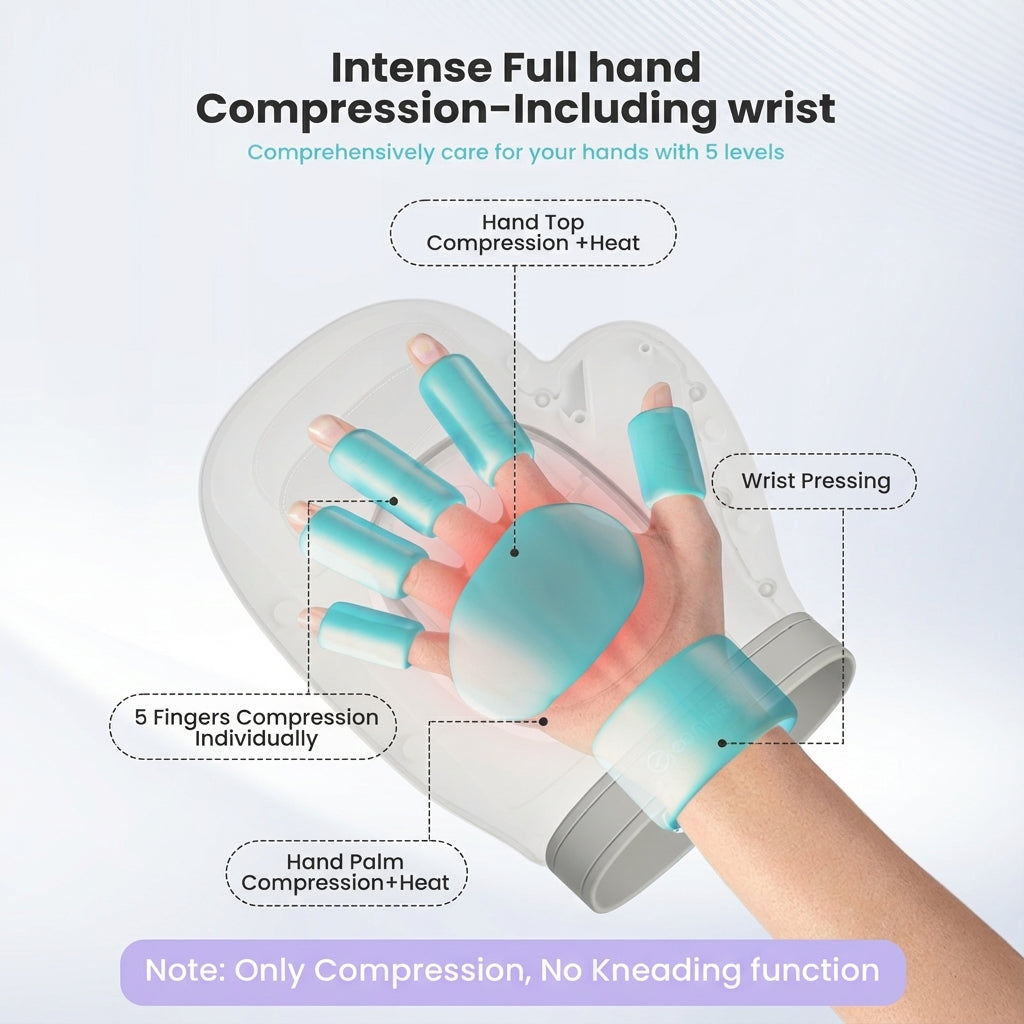 Orren™ 3-in-1 Heat & Compression Hand Massager