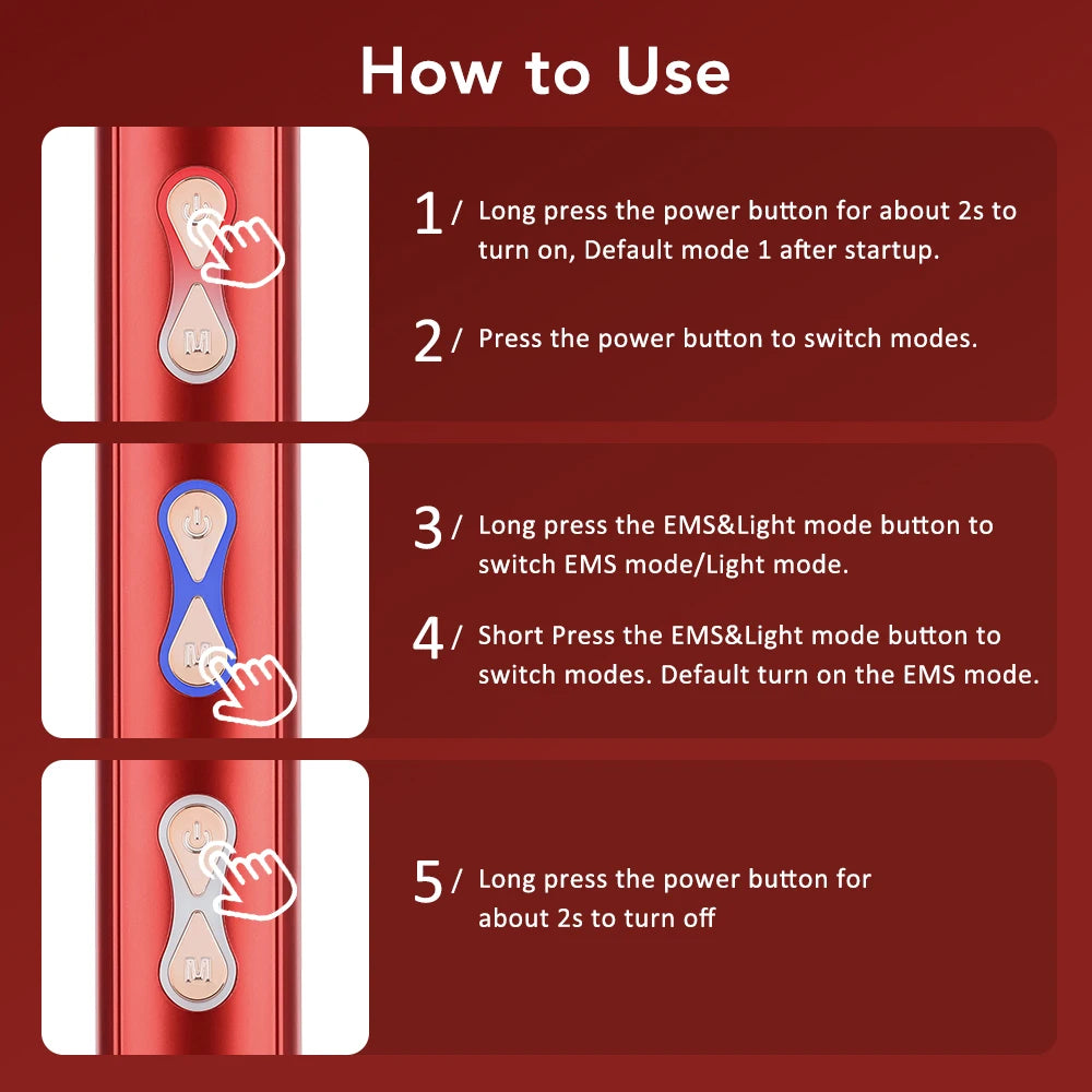 Scalp Massage Comb with Red Light, Electric Hair Scalp Massager with 3 Modes, Rechargeable 6ml Serum Applicator Tool